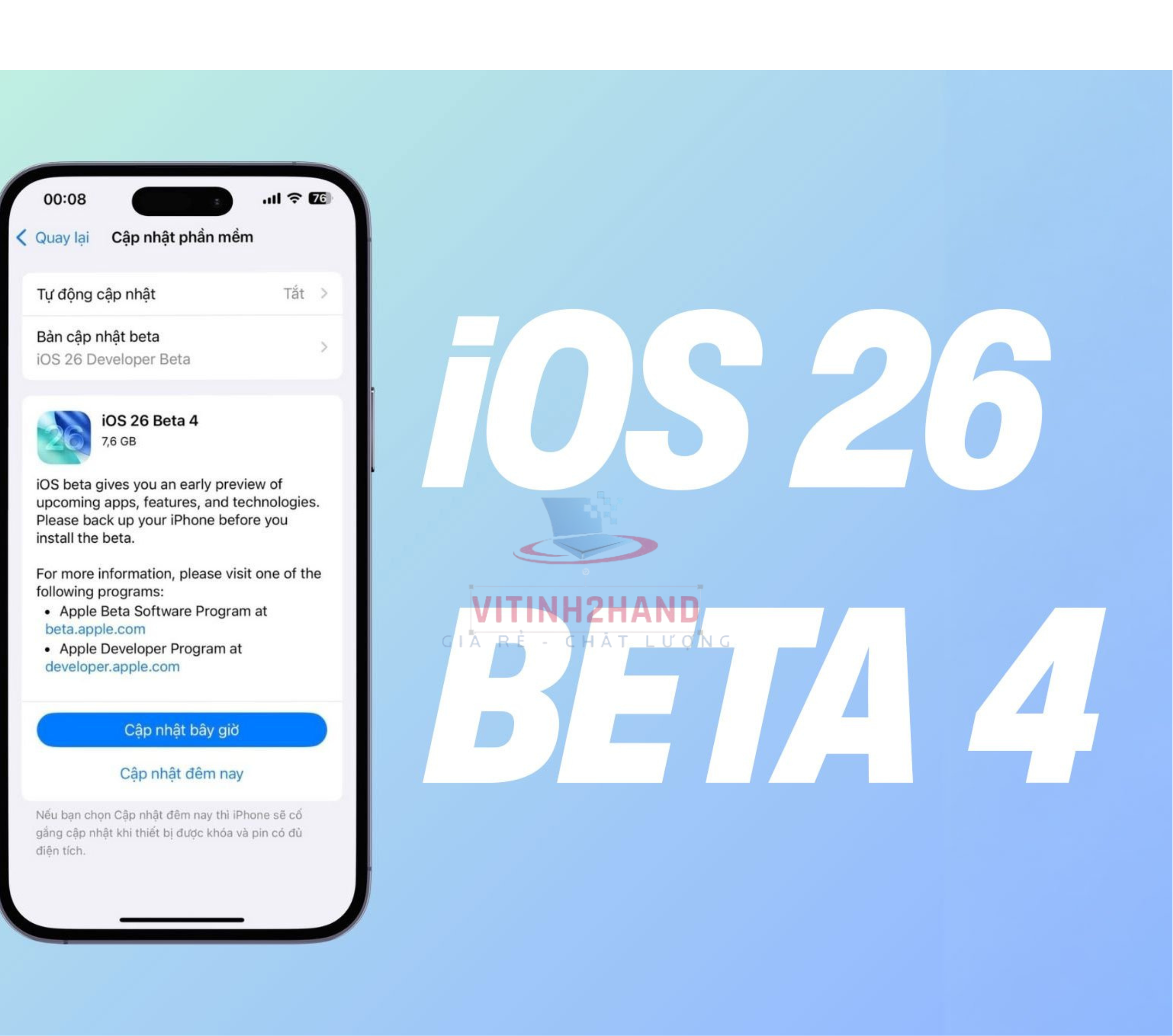 iOS 26 Beta 4
