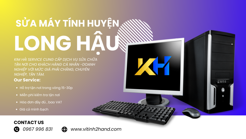 Sửa máy tính long hậu